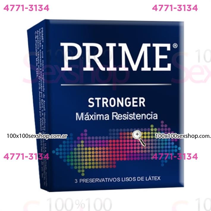 Cód: CA FP STRONGER - Preservativos Prime Stronger - $ 4400